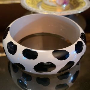 Chunky Cow Print Bangle Bracelet